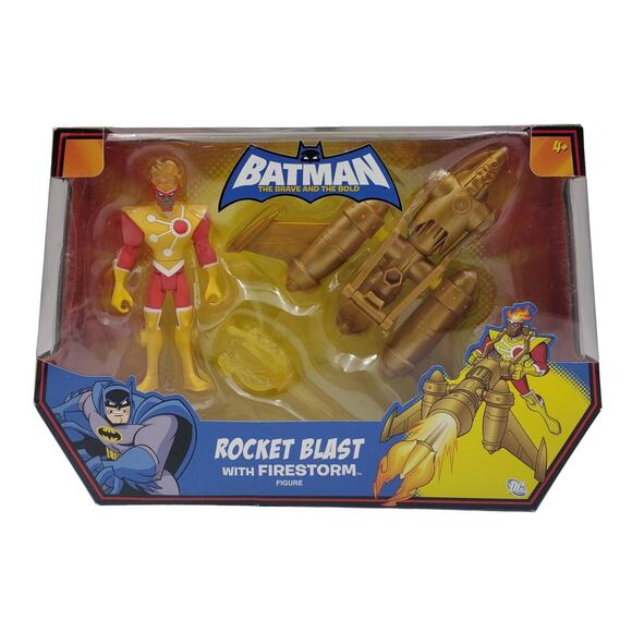 Batman Brave and The Bold Rocket Blast with Firestorm Action Figure Set New - Picture 1 of 4